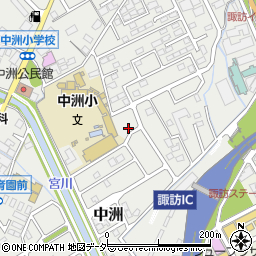 長野県諏訪市中洲2363周辺の地図