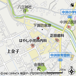 長野県諏訪市湖南周辺の地図