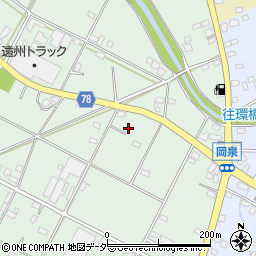埼玉県白岡市岡泉1232-1周辺の地図