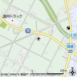 埼玉県白岡市岡泉1232-2周辺の地図
