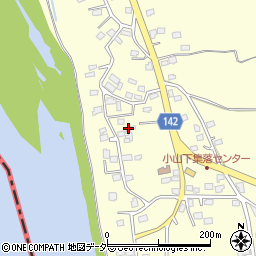 茨城県坂東市小山1634周辺の地図