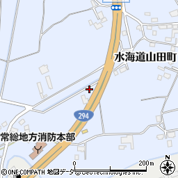 茨城県常総市水海道山田町844周辺の地図