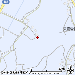 茨城県行方市矢幡周辺の地図