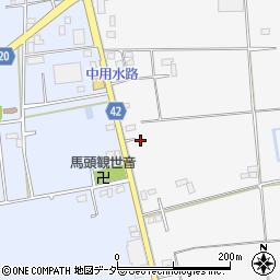 埼玉県春日部市椚164周辺の地図