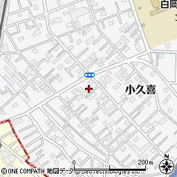 埼玉県白岡市小久喜244-5周辺の地図