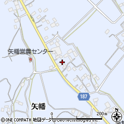 茨城県行方市矢幡574周辺の地図