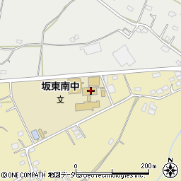 坂東市立南中学校周辺の地図
