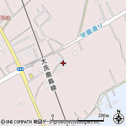 茨城県鹿嶋市小山1028-4周辺の地図