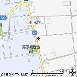 埼玉県春日部市椚163周辺の地図