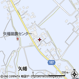 茨城県行方市矢幡575周辺の地図
