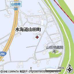 茨城県常総市水海道山田町909-2周辺の地図