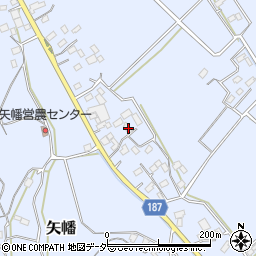 茨城県行方市矢幡580周辺の地図