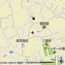 茨城県常総市坂手町周辺の地図