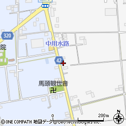 埼玉県春日部市椚162周辺の地図