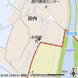 茨城県つくば市房内317周辺の地図