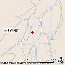 福井県福井市三万谷町周辺の地図