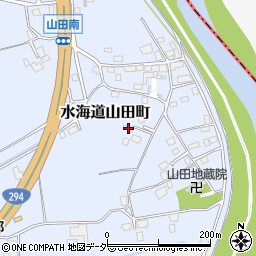 茨城県常総市水海道山田町910周辺の地図