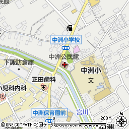 長野県諏訪市中洲2845周辺の地図