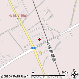 茨城県鹿嶋市小山1032-19周辺の地図