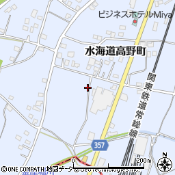 茨城県常総市水海道高野町248周辺の地図