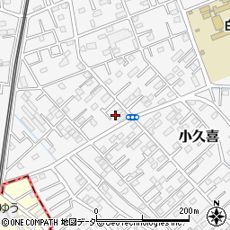 埼玉県白岡市小久喜166-4周辺の地図