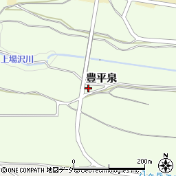 長野県茅野市豊平泉周辺の地図