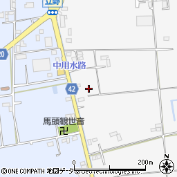埼玉県春日部市椚158周辺の地図