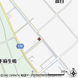 福井県大野市森目16周辺の地図