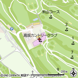 高坂カントリークラブ周辺の地図
