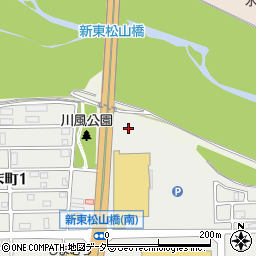 東松山バイパス周辺の地図