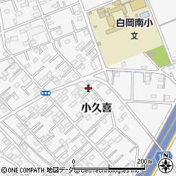 埼玉県白岡市小久喜218-5周辺の地図
