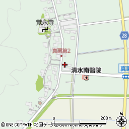 福井県福井市真栗町39周辺の地図