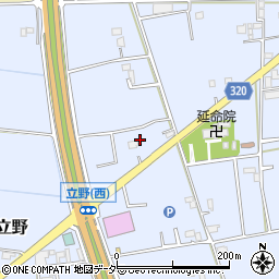埼玉県春日部市立野360周辺の地図