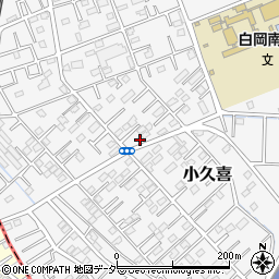 埼玉県白岡市小久喜212周辺の地図