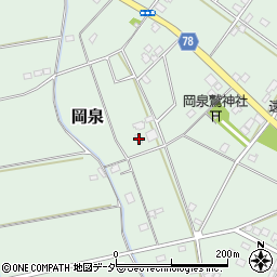 埼玉県白岡市岡泉1050周辺の地図
