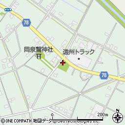 埼玉県白岡市岡泉1182-1周辺の地図