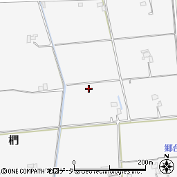 埼玉県春日部市椚周辺の地図