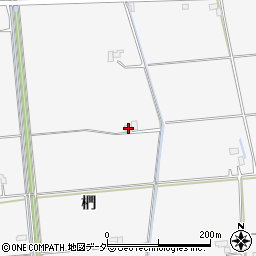 埼玉県春日部市椚128周辺の地図
