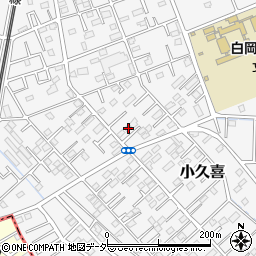 埼玉県白岡市小久喜209-4周辺の地図