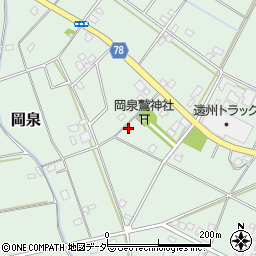 埼玉県白岡市岡泉1122-1周辺の地図