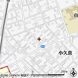 埼玉県白岡市小久喜208-2周辺の地図