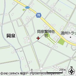 埼玉県白岡市岡泉1101周辺の地図