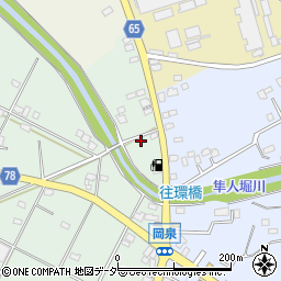 埼玉県白岡市岡泉1280周辺の地図