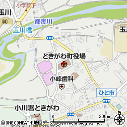 埼玉県ときがわ町（比企郡）周辺の地図