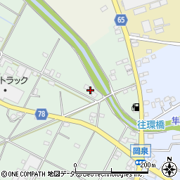 埼玉県白岡市岡泉1298周辺の地図