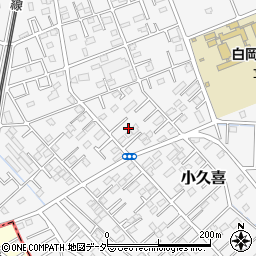 埼玉県白岡市小久喜208周辺の地図