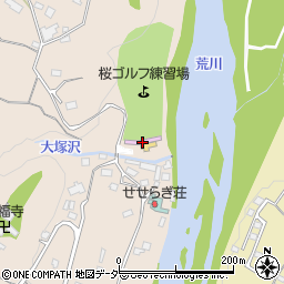 桜ゴルフ練習場周辺の地図