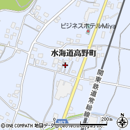 茨城県常総市水海道高野町2331周辺の地図