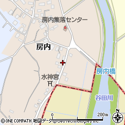 茨城県つくば市房内316周辺の地図