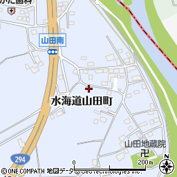 茨城県常総市水海道山田町859周辺の地図
